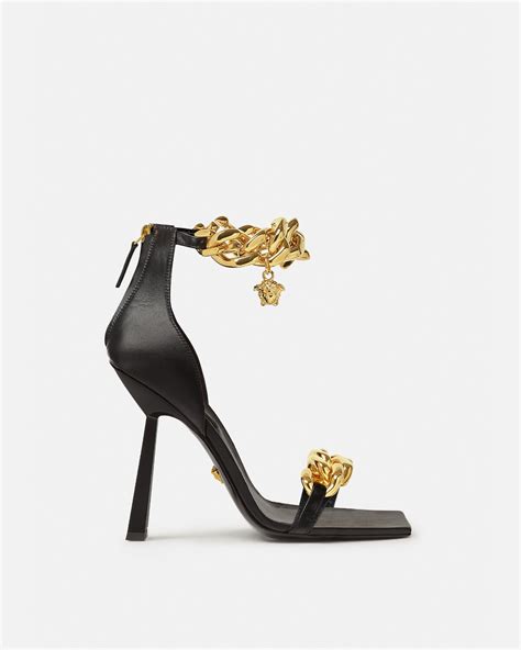 Versace Women's Medusa Chain High Heel Sandals